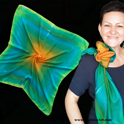 Silk Scarves - Hand Painted