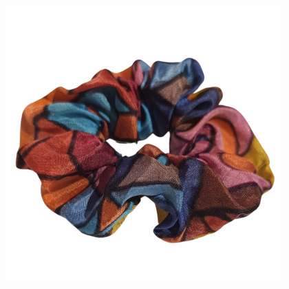 Silk Scrunchies Printed Model 3