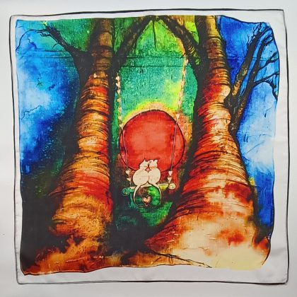 Silk Scarves Printed Model 18