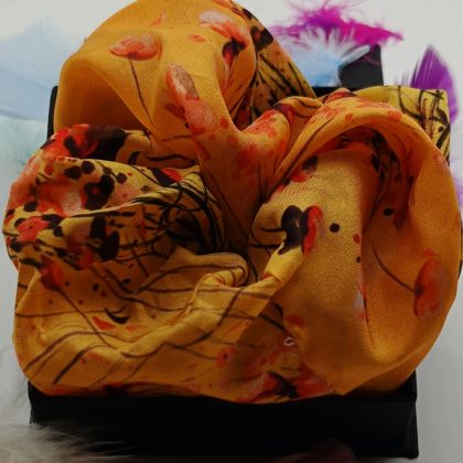 Silk Scrunchies Printed Model 4